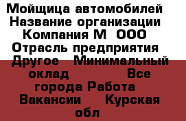 Мойщица автомобилей › Название организации ­ Компания М, ООО › Отрасль предприятия ­ Другое › Минимальный оклад ­ 14 000 - Все города Работа » Вакансии   . Курская обл.